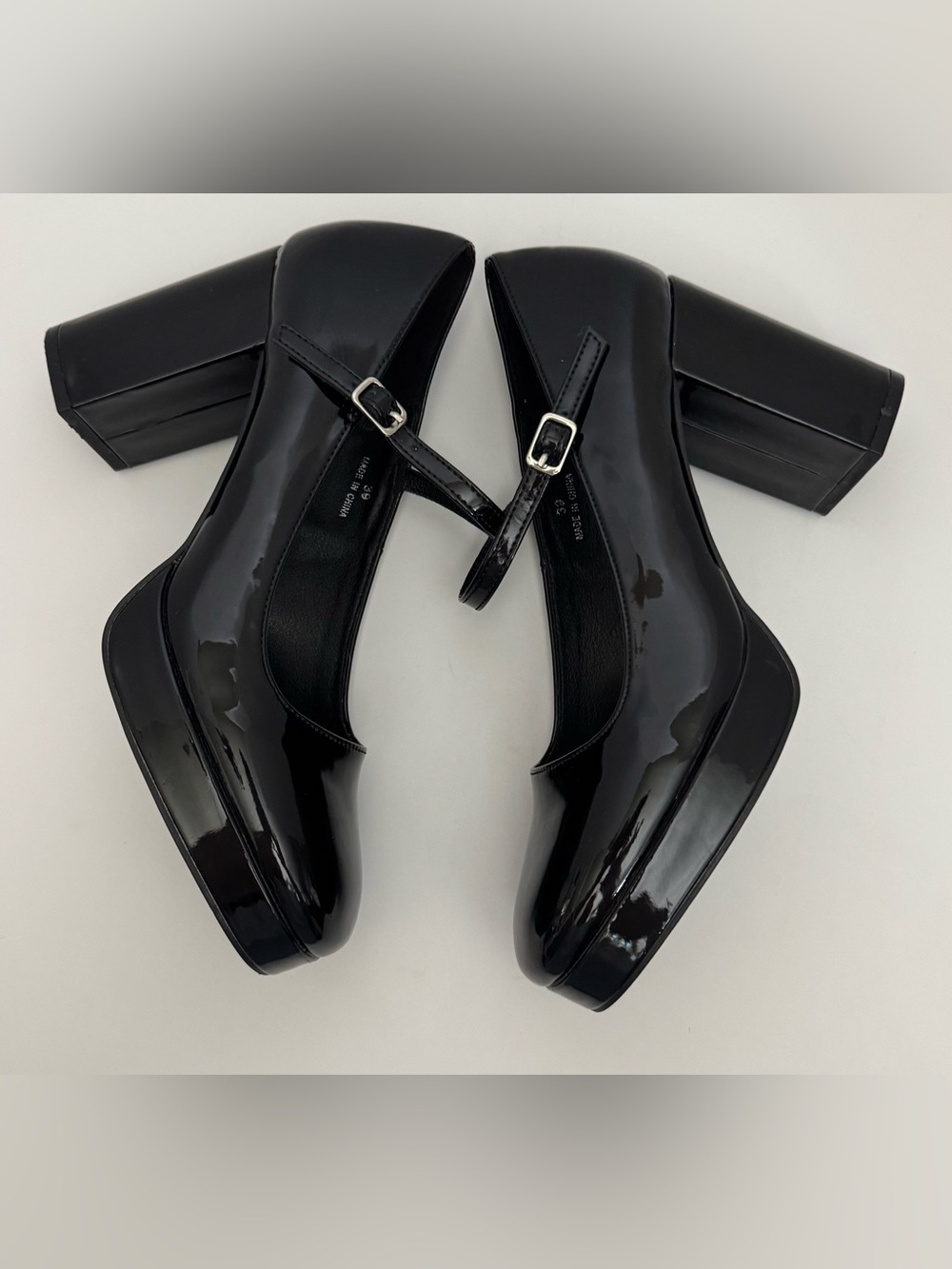 Steve Madden Mary Jane Platform Heels Size 39 / US 8,5 - Black
